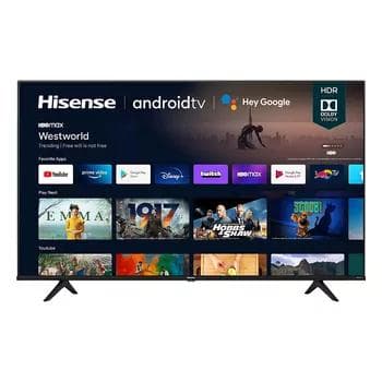 Телевизор Hisense 50A6G 50-дюймовый 4K Ultra HD Android Smart TV с совместимостью с Alexa (модель 2021 года)