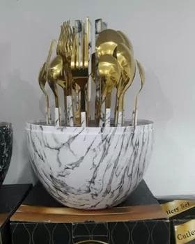 Çemçe nabor ak 24pcs