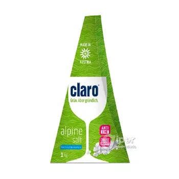 Gap- gaç yuwujy maşynlar üçin duz Claro Alpine salt 1 kg