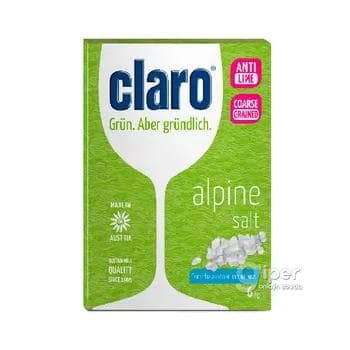 Gap- gaç yuwujy maşynlar üçin duz Claro Alpine salt 6 kg