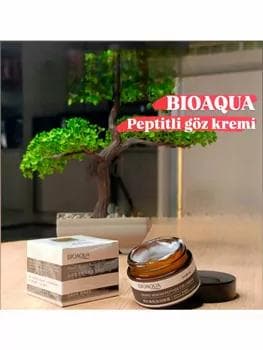 BIOAQUA gözüň töweregindäki çişmäni gara tegelekleri we ýadowlygy aýýyrýar, gözüň töweregini nemlendirýar we ýumşadýar 30 gr