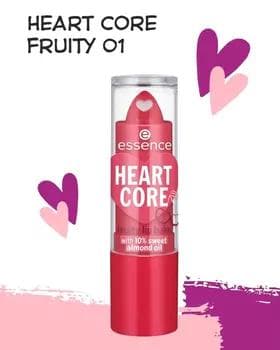 Balzam dodak üçin - Essence Heart Core Fruity Lip Balm №01