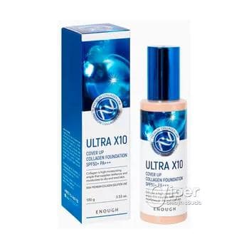 Ýüz reňkini sazlaýjy krem "Ultra X10" Foundation spf50, 100 ml (№21)