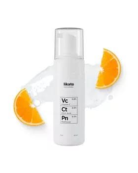 Ýüz ýuwmak üçin köpük witamin C-li, pantenolly we limon kislotaly Vc, Ct, Pn Likato professional, 150 ml