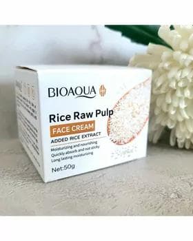 Крем для лица увлажняющий Bioaqua Rice Raw Pulp Cream 50 gr
