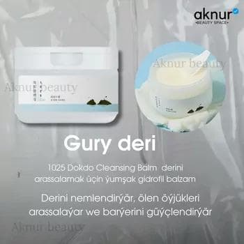 1025 Dokdo Cleansing Balm derini arassalamak üçin ýumşak gidrafil balzam 100 ml