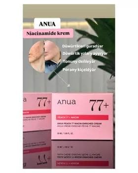 Anua Niacinamide krem düwürtükleri guradýar düwürtük yzlaryny aýyrýar we poralary kiçeldýar tonuňy deňleýär 50 ml (ORIGINAL)
