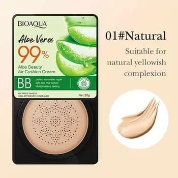 BIOAQUA kuşon tanalny makiýaž üçin aloe vera 20 gr