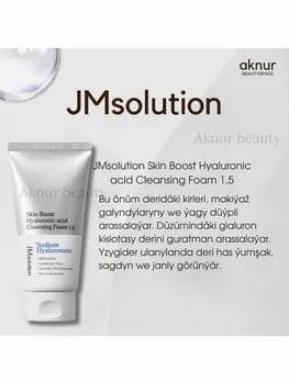 Jmsolution ýüz üçin çuňňur arassalaýjy gialuronly penka 150 ml