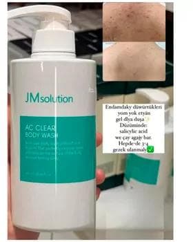 Jm solution endamdaky düwürtükleri aýyrýan gel dlýa duş 500 ml