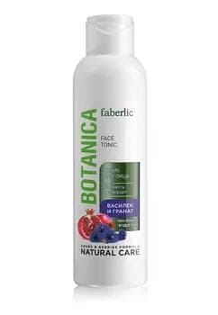 Ýüz üçin tonik Faberlic Botanica "Василёк & гранат", 0775, 150 ml