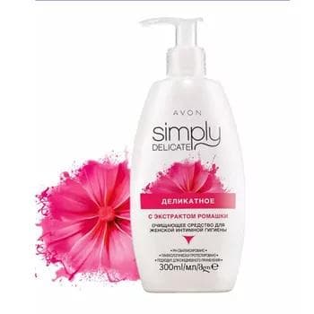 Intim gigiýena geli AVON Simply delicate "Näzik" romaşka ekstraktly, 300 ml