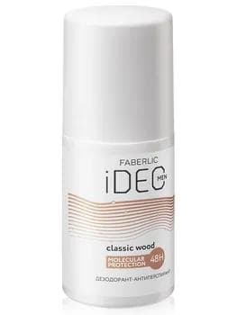 Deodorant-antiperspirant Сlassic Wood IDEO Men "Faberlic" 2593, 50 ml