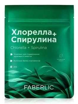 Basylan hlorella we spirulina suwotulary Faberlic Fitopolis 15952,Agramy: 100 gr