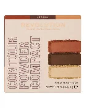 Палетка контурной пудры - Makeup Revolution Contour Powder Palette MEDIUM