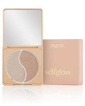 Хайлайтер-палитра 2в1 - Paese Self glow Highlighter Ultra