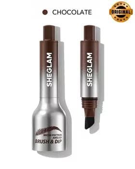 Tint gaş üçin - Sheglam Brow Fection Angled Brush & Dip CHOCOLATE