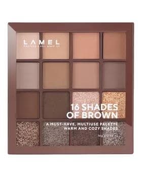 Ten paletka - Lamel 16 Shades of Brown Eyeshadow Palette №16-3