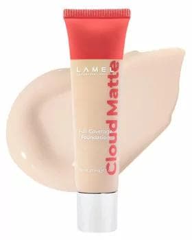 Тональный крем - Lamel Cloud Matte Full-Coverage Foundation №01C