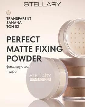 Pudra düzediji - Stellary Perfect Matte Fixing Powder №02