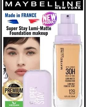 Tonal krem - Maybelline Super Stay Lumi-Matte Foundation №128