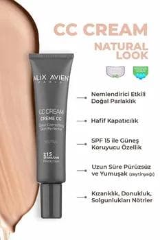 Tonal CC krem - Alix Avien CC Cream NEUTRAL