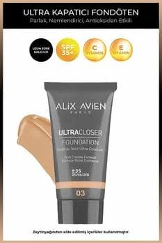 Tonal krem - Alix Avien Ultra Closer Foundation №03