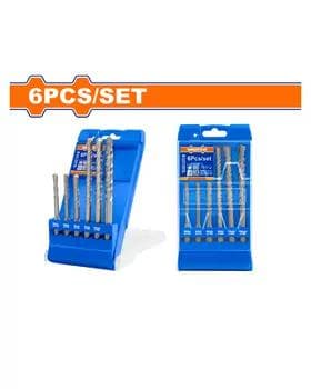 Набор перфораторов SDS Plus, 6 шт.