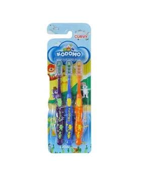 Çaga diş şotka KODOMO CURVY 3pcs