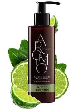 Woody Bergamot atyrly suwuk sabyn AROMIO Faberlic 2012, 200 ml