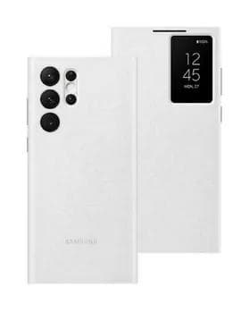 Чехол Smart Clear View Cover S22 Ultra белый