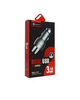 Автомобильная USB зарядка Soloffer C201 3.4А