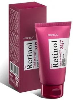 Ýüz üçin gündiz krem-lifting Retinol 24/7 Faberlic 12155, 50 ml