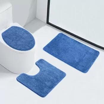 Wanna üçin kowrik komplekt 3ştuk açyk gök 50*80см