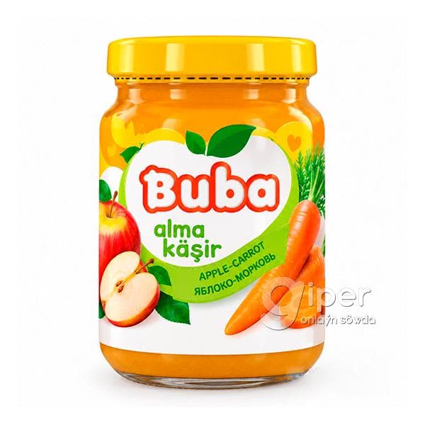 Пюре Buba "Яблоко и морковь" 85 гр