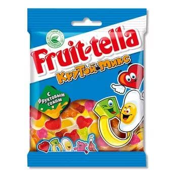 Çeýnelýän marmelad Fruit-tella "Cool Mix", 70 gr