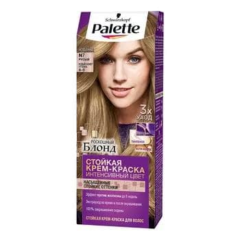 Saç üçin krem-kraska Palette - Mele N7 (8-0) 50 ml