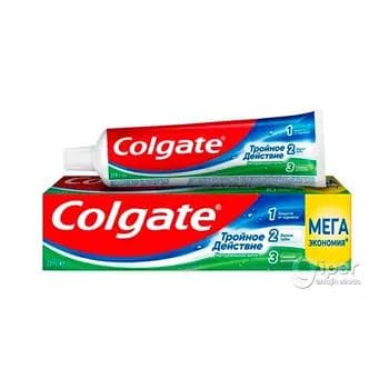 Diş pastasy Colgate "Üçugurly täsir" tebigy narpyzly 150 ml