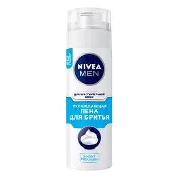 Sakgal syrmak üçin köpürjik Nivea Men "Serginlediji" 200 ml