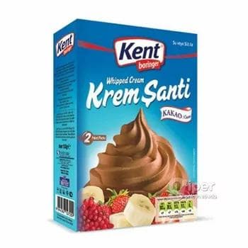 Çişirilen gaýmak kakaoly "Krem Şanti" Kent Boringer, 150 gr