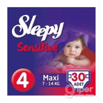 Sleepy Sensitive arlygy Maxi №4, 7-14 kg, 30 sany