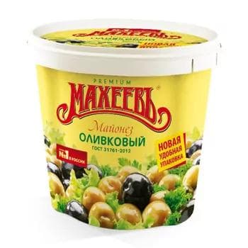 "Махеевъ" maýonez zeýtunly 50.5%, 820 ml