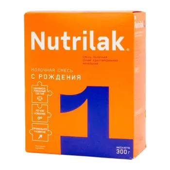 Детская молочная смесь Nutrilak 1 с рождения, 300 г