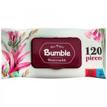 Çygly salfetkalar Bumble "Hanimeli", 120 sany
