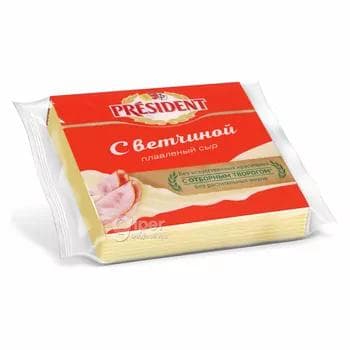 Ereme peýnir President wetçinaly 40%, 150 gr