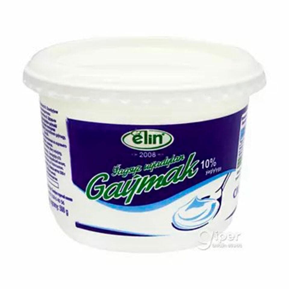 "Elin" uýadylan gaýmak ýaglylygy 10%, 500 gr