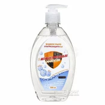 Antibakterial täsiri bolan 3in1 ultraprotektiw suwuk sabyn Organic beauty, 500 ml