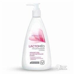 Intim gigiýenasy üçin gel "Lactomed" Duýgur deri üçin mylaýym ideg, 200 ml