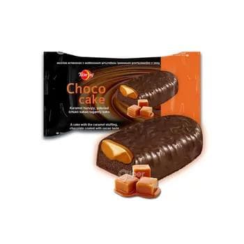 Täze aý "Choco cake" karamel huruşly şokolad örtükli kakao tagamly keks, 38,5 gr
