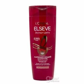 Saçlar üçin şampun L'Oreal Elseve Laminirleýji reňk hünärmeni, 400 ml